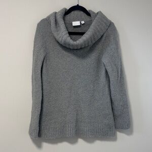 Anthropologie Soft Gray Turtleneck Sweater